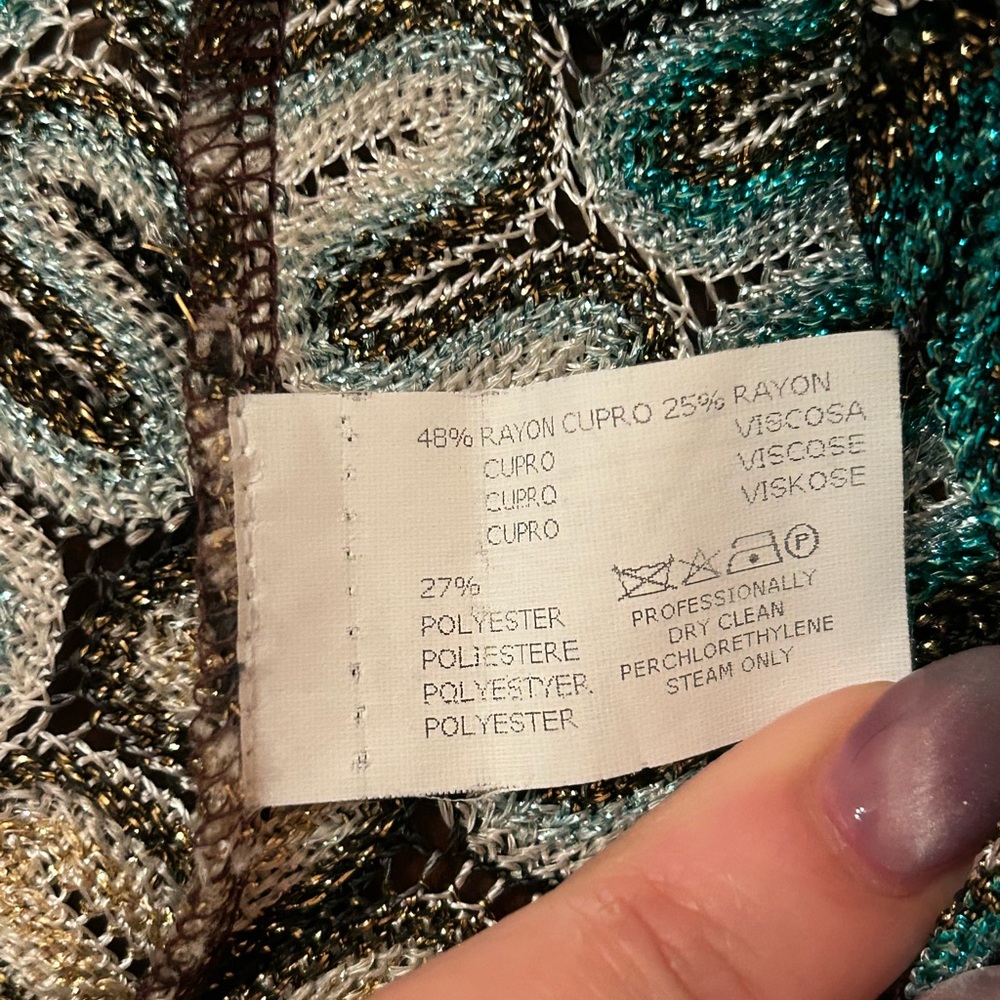 Missoni Metallic Sweater Coat - Picture 9 of 11